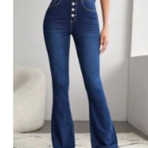 Shein Highwaisted Flared Bell Bottom Jeans (Tall)